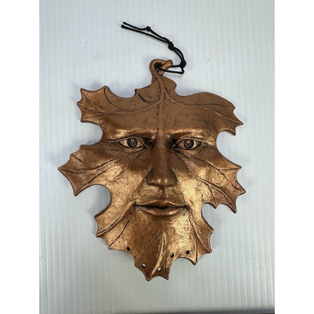 Vintage 1996 CARSON Spirit Of The Forest‎ Oak Leaf Man Metal Wall Art